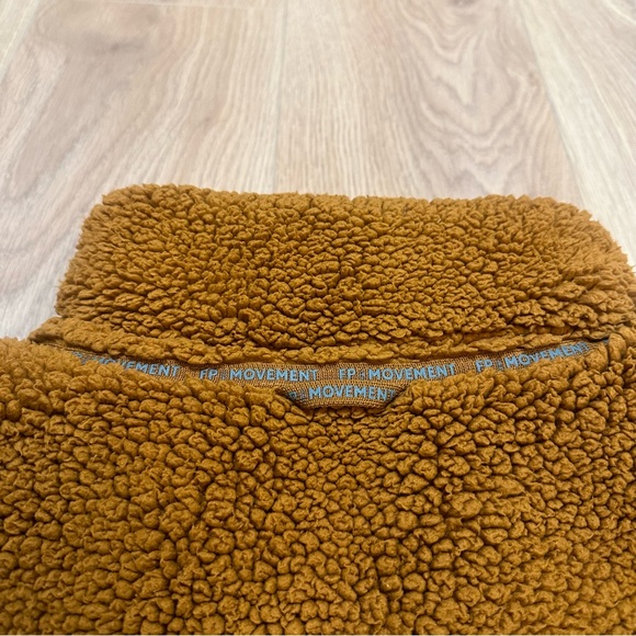 Free People Movement FP Sz S Venture On Reversible Puffer Vest Brown Blue Combo - Picture 8 of 14